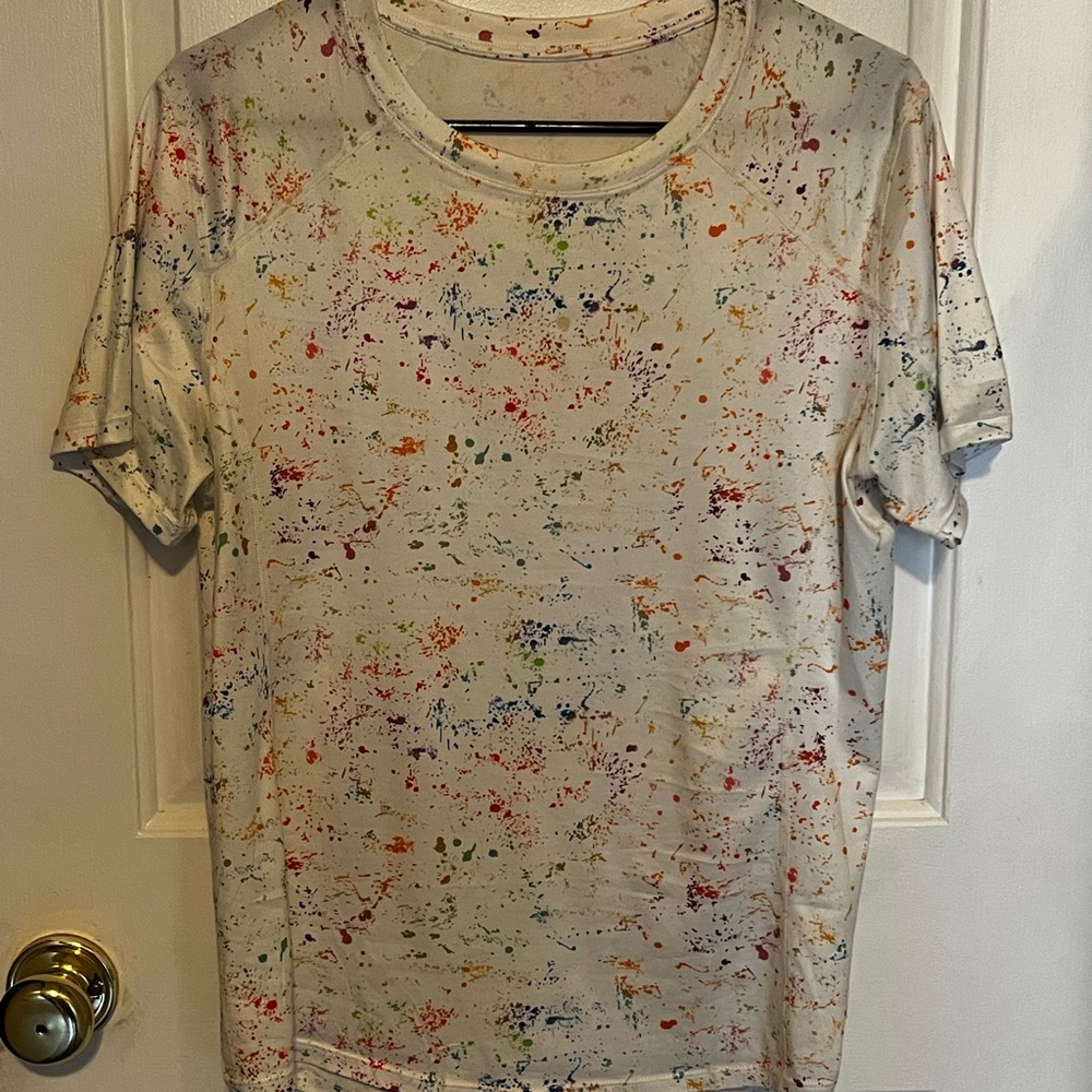 Colorful Splatter Women's Short Sleeve Tee